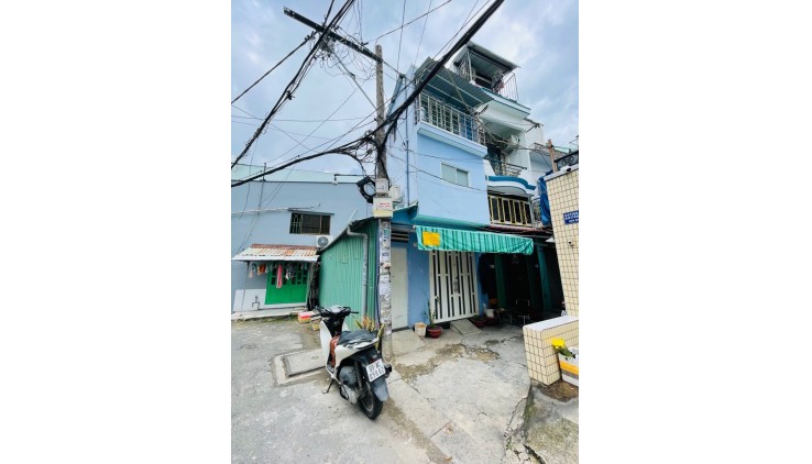 TÂN PHÚ - HOÀ BÌNH - 25M2 - 3 TẦNG - HẺM 8M - NGAY TRƯỜNG TH HIỆP TÂN - SHR HOÀN CÔNG ĐỦ GIÁ 2.X TỶ